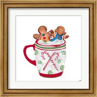 Framed 'Gingerbread and a Mug Full of Cocoa I' border=