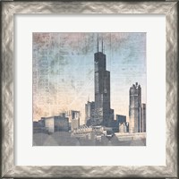 Framed Chicago Skyline I