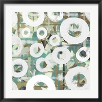 White Spheres II Framed Print