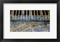 Framed Piano Keys