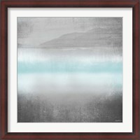 Framed Foggy Loon Lake I