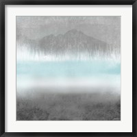 Framed Foggy Loon Lake II