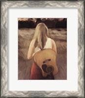 Framed Traveling With My Guitar