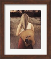 Framed Traveling With My Guitar