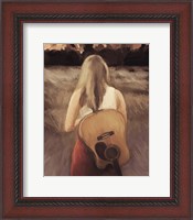 Framed Traveling With My Guitar