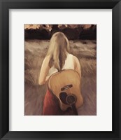 Framed Traveling With My Guitar