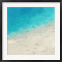 Ocean Blue Sea I Framed Print