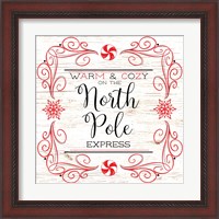 Framed 'North Peppermint Pole I' border=