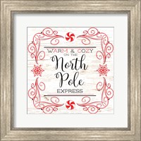 Framed 'North Peppermint Pole I' border=