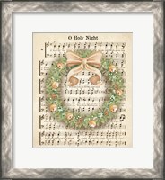 Framed Christmas Carol Holly II