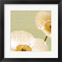 Written In The Wind I Framed Print