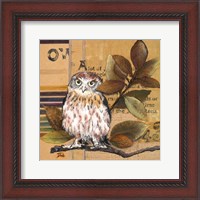 Framed Little Owls I