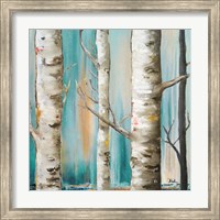 Framed Birch Forest I