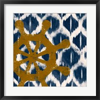 Framed Nautical Ikat II