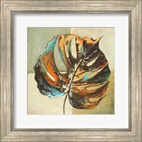 Framed Contemporary Leaves I