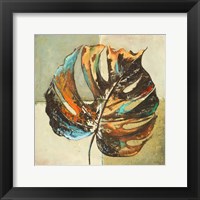 Framed Contemporary Leaves I