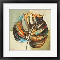 Framed Contemporary Leaves I