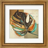 Framed Contemporary Leaves II