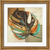 Framed Contemporary Leaves II