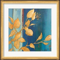 Framed Golden Blue I