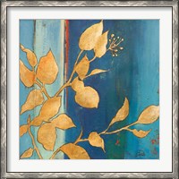 Framed Golden Blue I