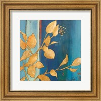 Framed Golden Blue I