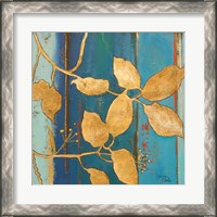 Framed 'Golden Blue II' border=