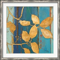 Framed Golden Blue II