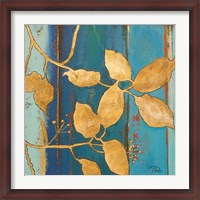 Framed Golden Blue II