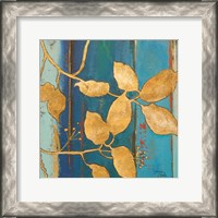 Framed Golden Blue II