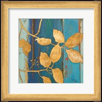 Framed Golden Blue II