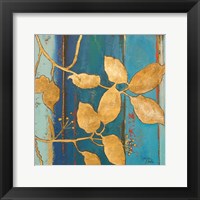 Framed 'Golden Blue II' border=