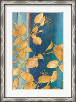 Framed Golden Blue