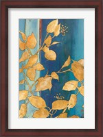 Framed Golden Blue