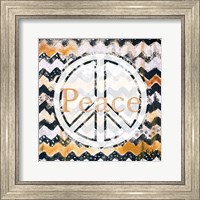 Framed Peace Zig Zag