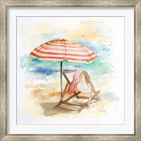 Framed Umbrella On The Beach II