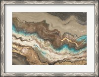 Framed Teal Lava Flow