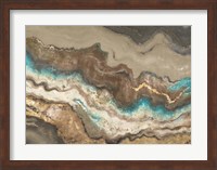 Framed Teal Lava Flow