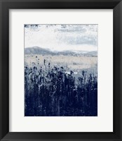 Framed Indigo Contemporary I