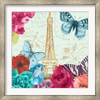 Framed Belles Fleurs a Paris I