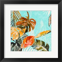 Framed Palma Selvas on Blue II