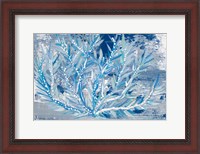 Framed Azul Dotted Coral Horizontal
