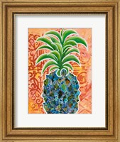 Framed Pineapple Collage I