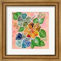 Framed Hibiscus Bouquet Collage