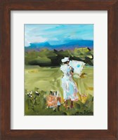 Framed Lady Painting