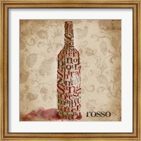 Framed Type of Wine I