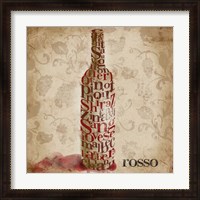 Framed Type of Wine I