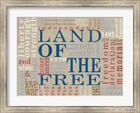 Framed Land Of The Free