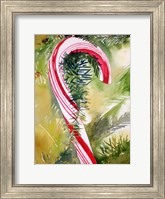 Framed Candy Cane