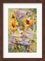Framed Sunflower Chair